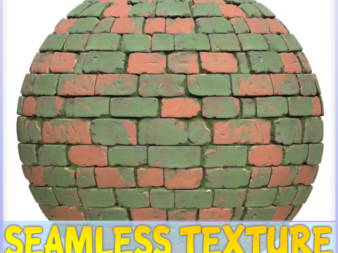 Stylized Wall Seamless Texture CG Текстуры