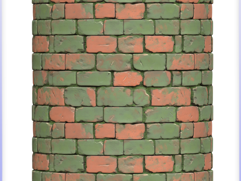 Stylized Wall Seamless Texture Tekstur CG