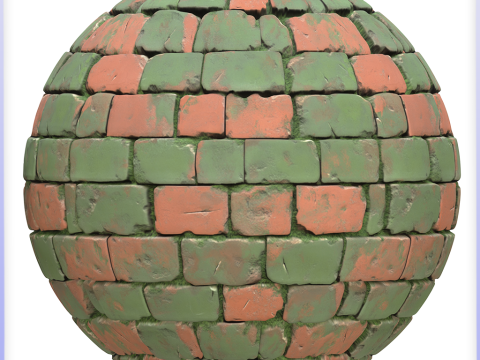 Stylized Wall Seamless Texture Tekstur CG
