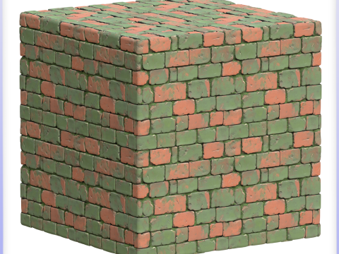 Stylized Wall Seamless Texture Tekstur CG