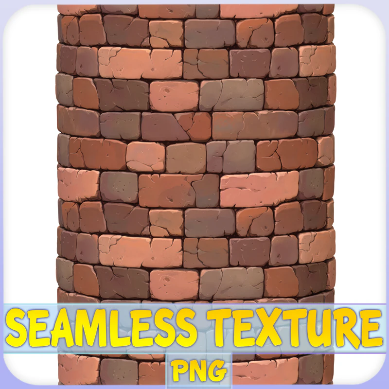 Stylized Wall Seamless Texture CG Textures .c4d .max .obj .3ds .fbx .stl .blend 