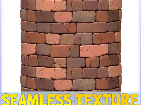 Stylized Wall Seamless Texture CG Текстуры