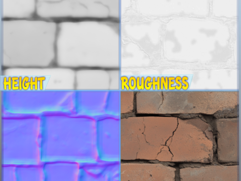 Stylized Wall Seamless Texture CG 텍스쳐