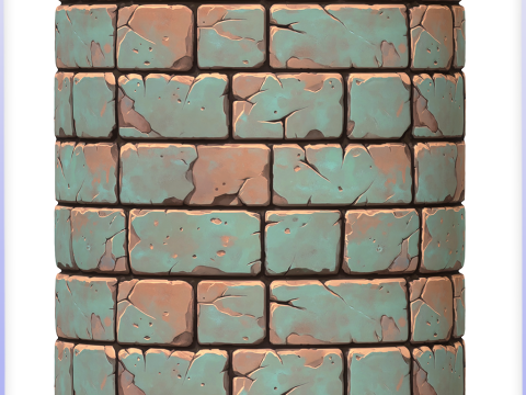 Stylized Wall Seamless Texture CG Текстури