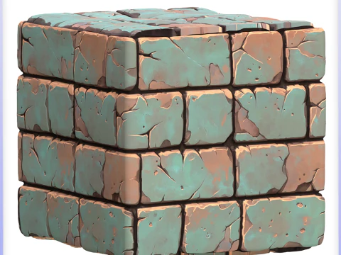 Stylized Wall Seamless Texture CG Textures