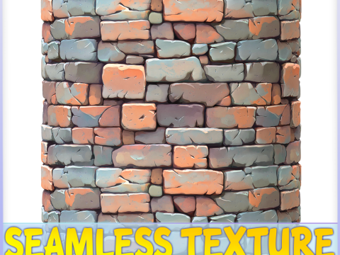 Stylized Wall Seamless Texture CG Текстуры