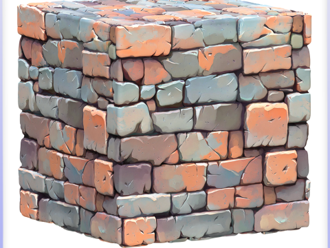 Stylized Wall Seamless Texture Texturas CG