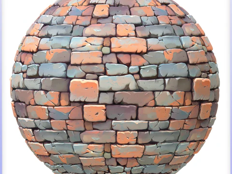 Stylized Wall Seamless Texture CG Textures