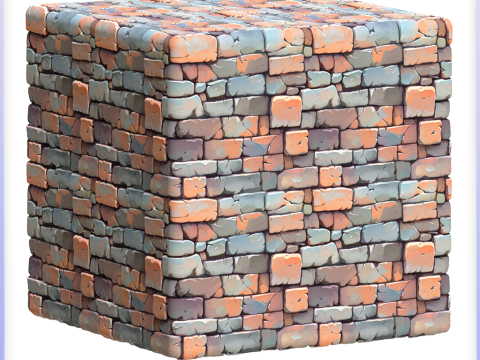 Stylized Wall Seamless Texture Texturas CG