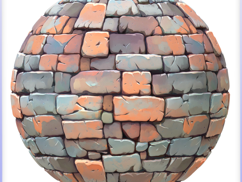 Stylized Wall Seamless Texture Texturas CG