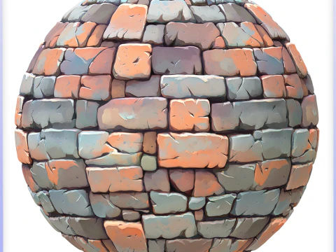 Stylized Wall Seamless Texture CG Textures