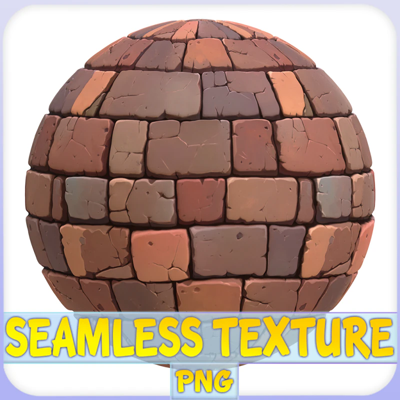 Stylized Wall Seamless Texture CG Textures .c4d .max .obj .3ds .fbx .stl .blend
