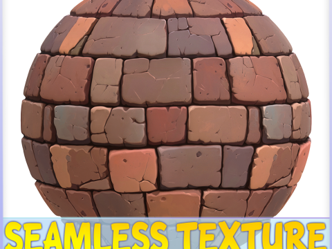 Stylized Wall Seamless Texture CG Текстуры