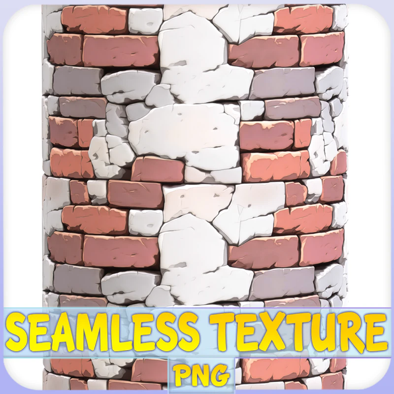 Stylized Wall Seamless Texture CG Textures .c4d .max .obj .3ds .fbx .stl .blend