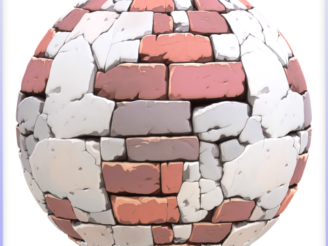 Stylized Wall Seamless Texture CG टेक्स्चर्स