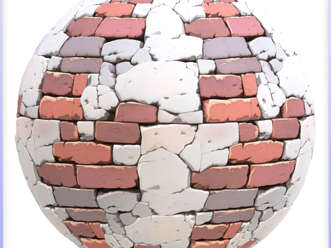 Stylized Wall Seamless Texture CG टेक्स्चर्स