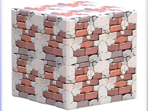 Stylized Wall Seamless Texture CG टेक्स्चर्स