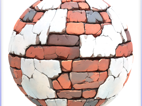 Stylized Wall Seamless Texture CG Texturen