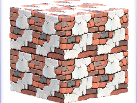 Stylized Wall Seamless Texture CG Texturen