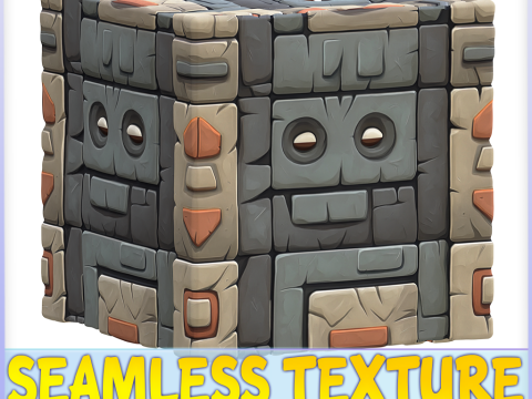 Stylized Wall Seamless Texture CG Textures