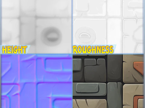 Stylized Wall Seamless Texture CG Textures