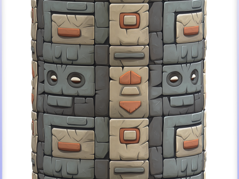 Stylized Wall Seamless Texture CG 纹理
