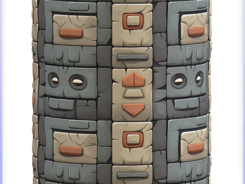 Stylized Wall Seamless Texture CG Textures