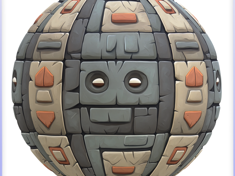 Stylized Wall Seamless Texture CG 纹理