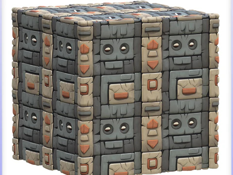 Stylized Wall Seamless Texture CG Textures