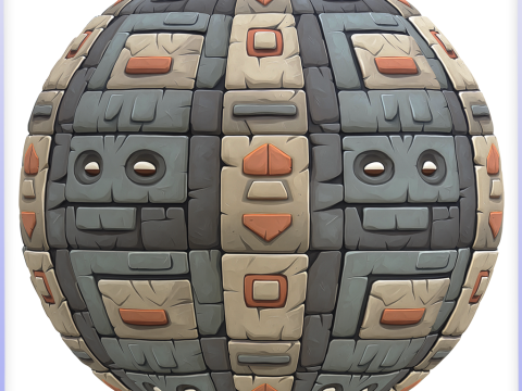 Stylized Wall Seamless Texture CG 纹理