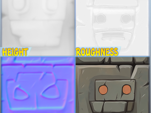 Stylized Wall Seamless Texture CG Dokuları