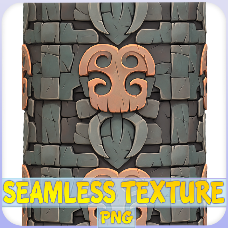 Stylized Wall Seamless Texture CG Textures .c4d .max .obj .3ds .fbx .stl .blend