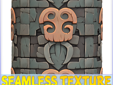 Stylized Wall Seamless Texture CG Textures