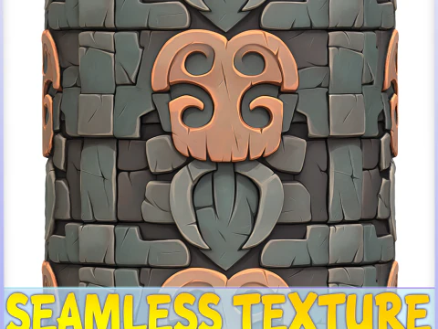 Textura sem costura de parede estilizada Texturas CG