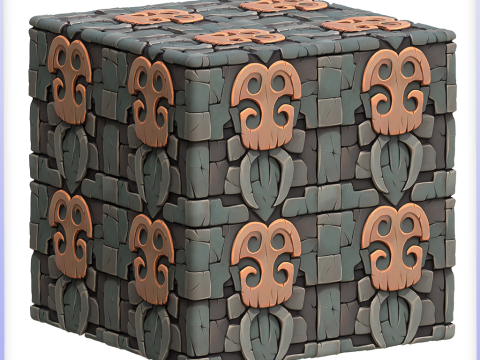 Stylized Wall Seamless Texture CG Textures