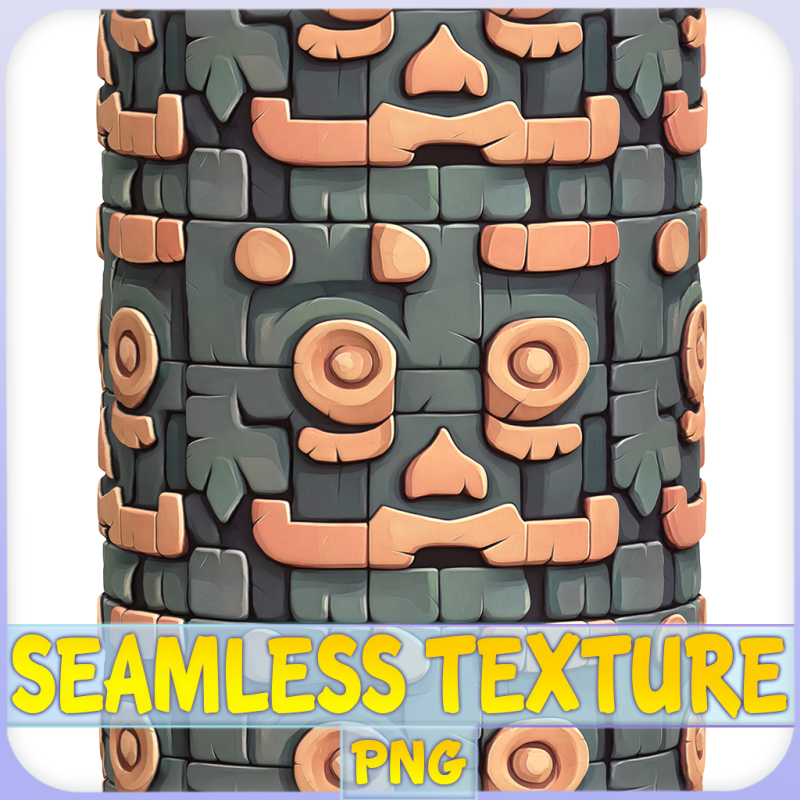 Stylized Wall Seamless Texture CG 텍스쳐 .c4d .max .obj .3ds .fbx .stl .blend 