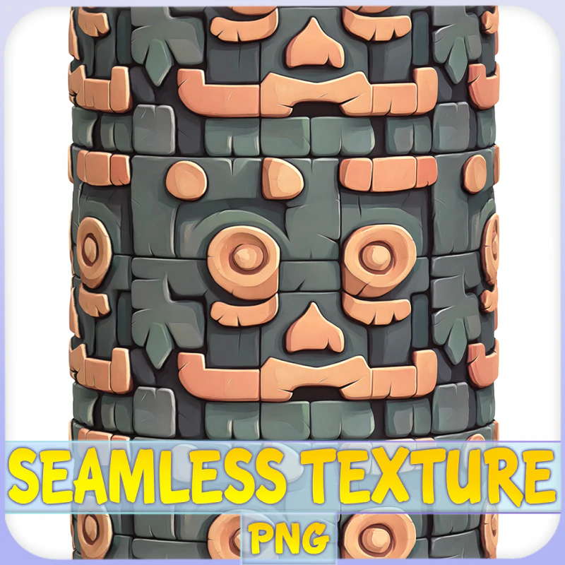 Stylized Wall Seamless Texture CG Textures .c4d .max .obj .3ds .fbx .stl .blend 