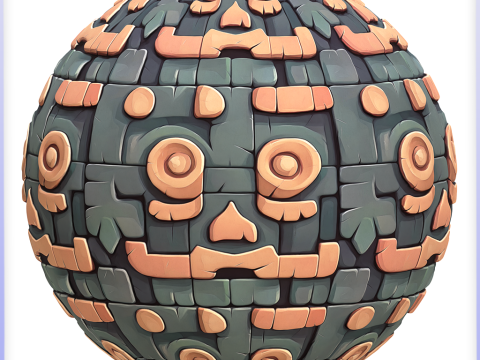 Stylized Wall Seamless Texture CG 텍스쳐