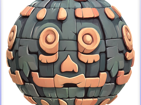 Stylized Wall Seamless Texture CG 텍스쳐