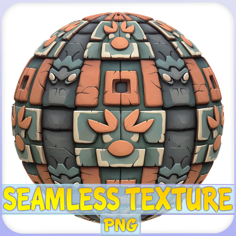 Stylized Wall Seamless Texture CG Textures .c4d .max .obj .3ds .fbx .stl .blend