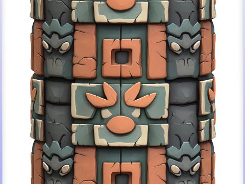 Stylized Wall Seamless Texture CG Tekstury