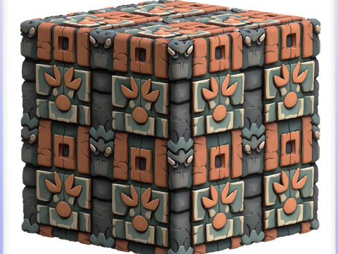 Stylized Wall Seamless Texture CG Tekstury