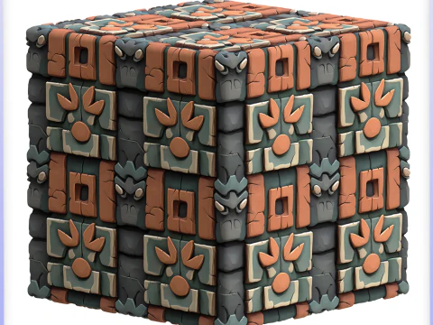 Stylized Wall Seamless Texture CG Textures