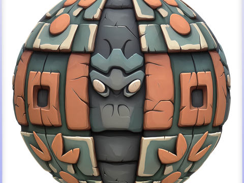 Stylized Wall Seamless Texture CG Tekstury