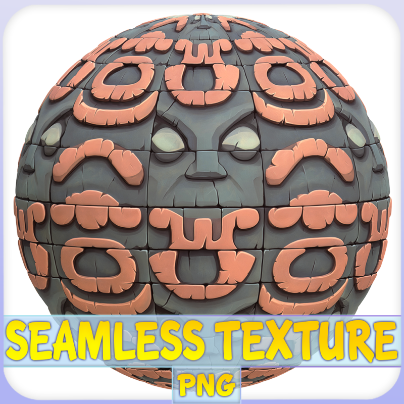 Stylized Wall Seamless Texture CG Tekstury .c4d .max .obj .3ds .fbx .stl .blend 