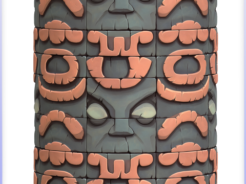 Stylized Wall Seamless Texture CG Tekstury