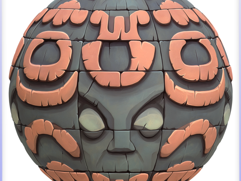 Stylized Wall Seamless Texture CG Tekstury