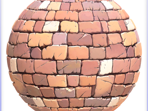 Stylized Wall Seamless Texture CG Текстуры