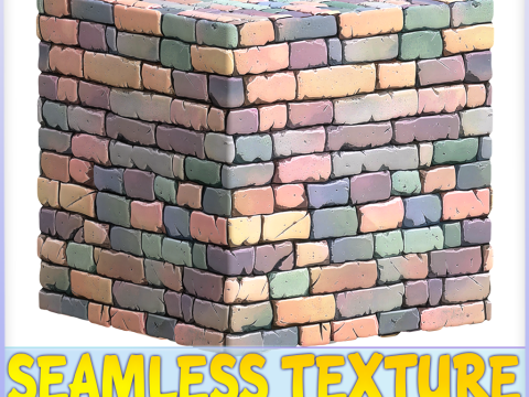 Stylized Wall Seamless Texture CG Textures