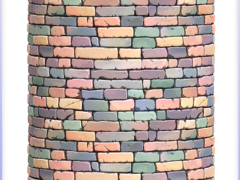 Stylized Wall Seamless Texture CG Текстуры